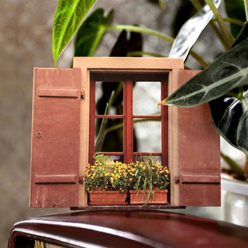 10 Pcs Retro Hollow Flower Window