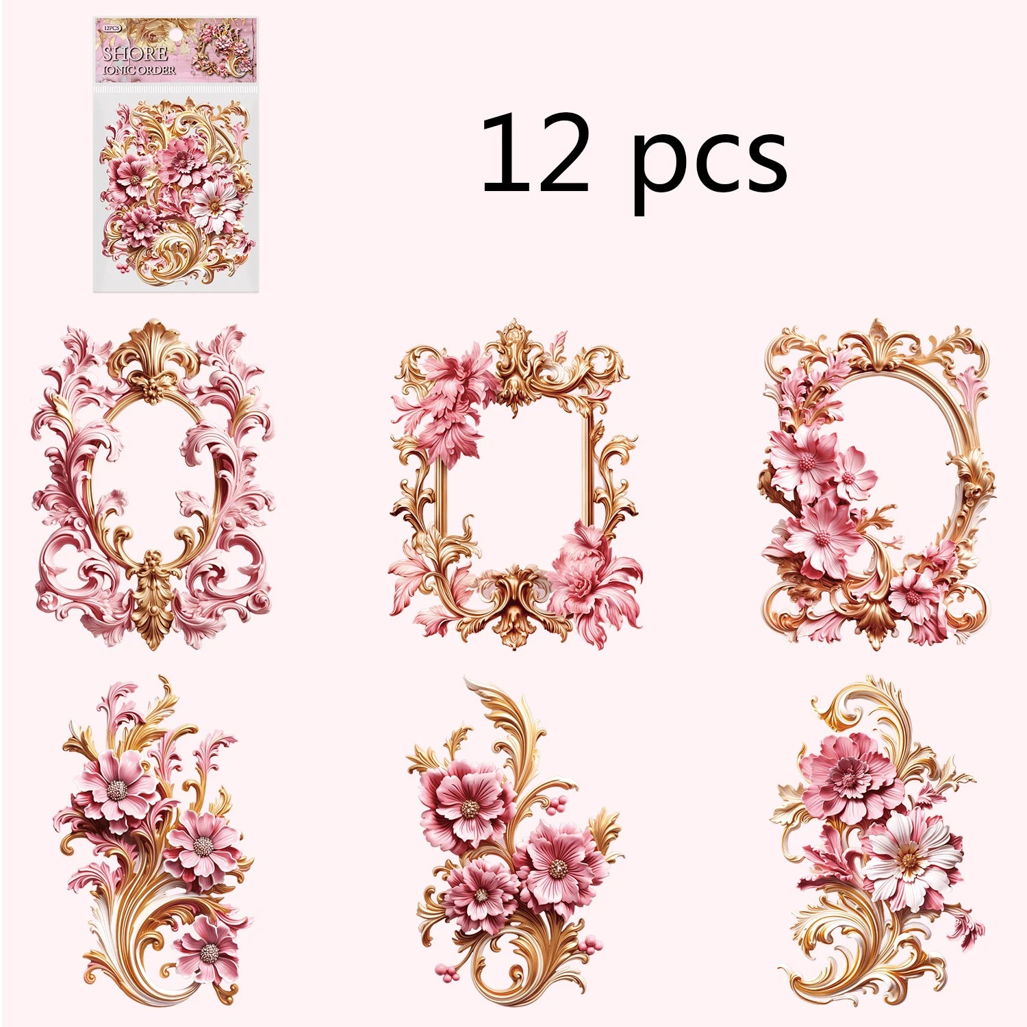 12 pcs DIY hand made craft paper Plants Flowers Decoration paper Hollow Card Collage material lomo cards Diy Scrapbooking paper