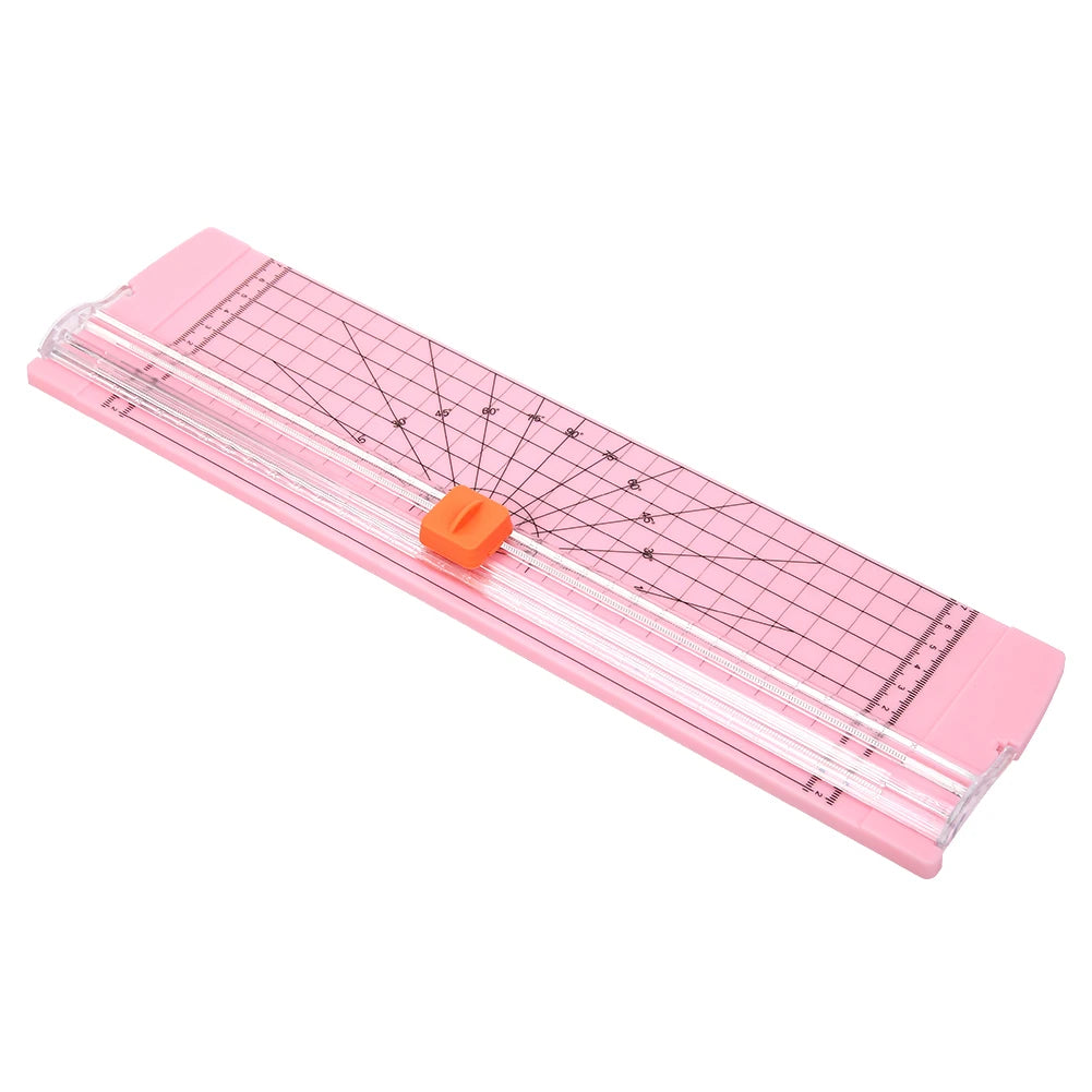 A4/A5 Paper Cutting Guillotine Paper Cutter with Pull-out Ruler for Photo Trimmers Scrapbook Lightweight Cutting Mat Machine