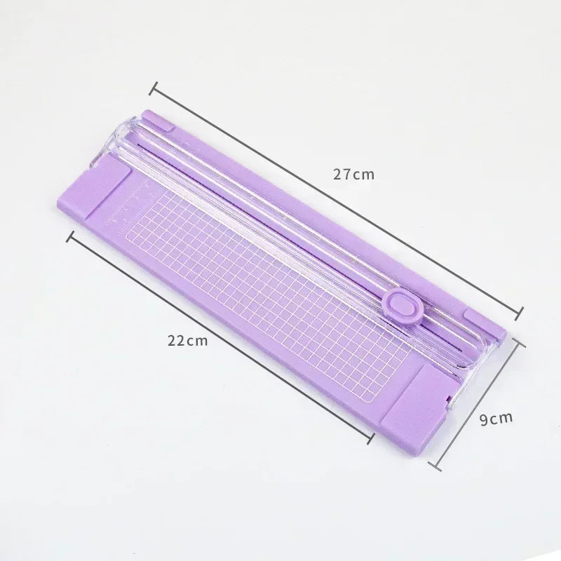 A4 Bidirectional Cutting  Paper Cutter with Pull-out Ruler for Photo Trimmers Scrapbook Lightweight Cutting Mat Machine