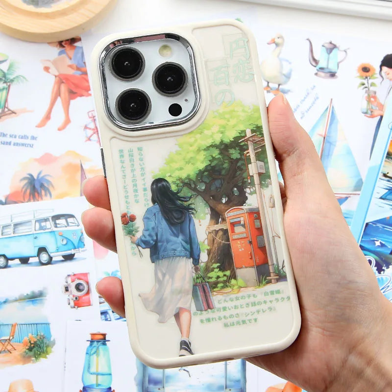 6Style 20Pcs/bag hazy memories series stickers for DIY phone case handbook photo frame album notebook decoration