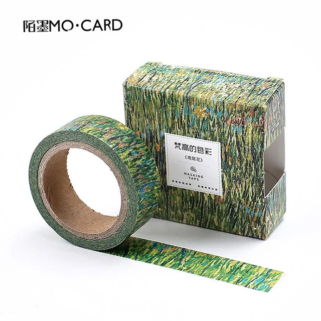 Van Gogh famous painting Washi tape Decorative notebooks Diary Album Scrapbooking Masking tape Sticker Craft Supplies